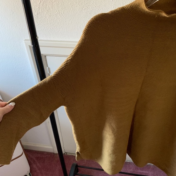 Chicwish Brown Mock-neck Sweater - Picture 4 of 5